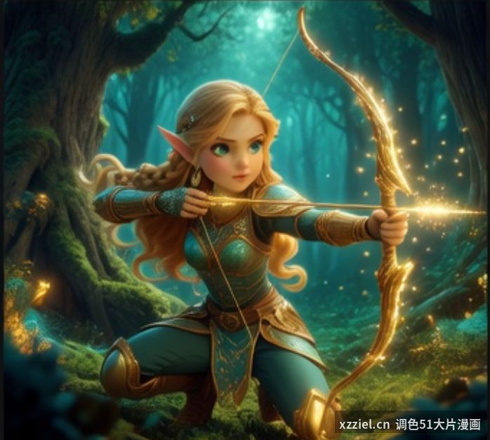 【原创特色3D漫画】3D特色彩漫《镜世界少女》ZBrush 教程 - 调色51大片漫画