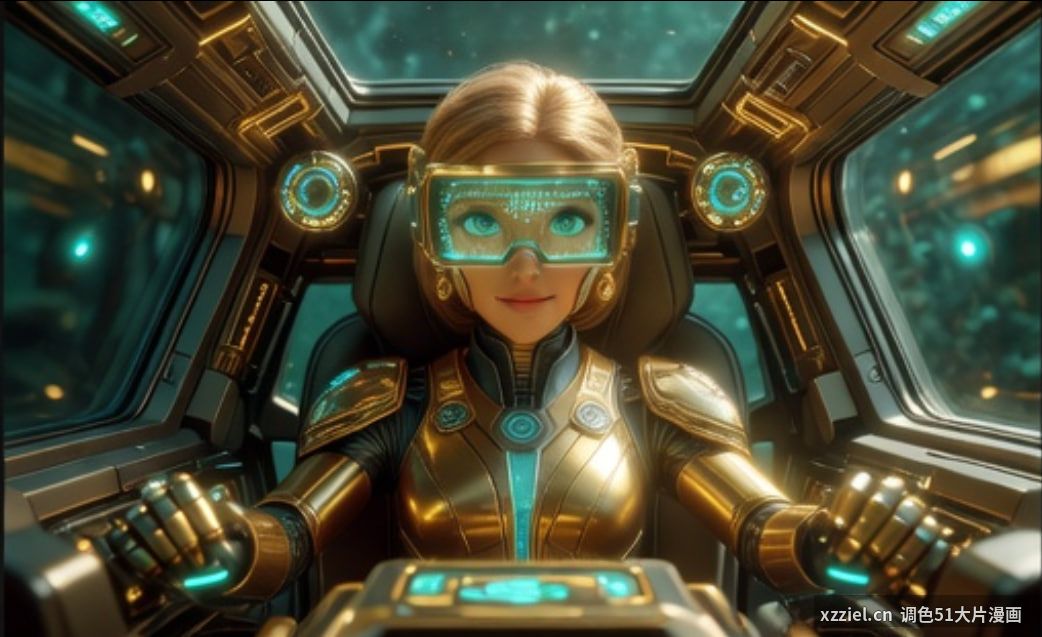 【原创特色3D漫画】立体彩绘《星河行旅》60分钟调色精修 - 调色51大片漫画