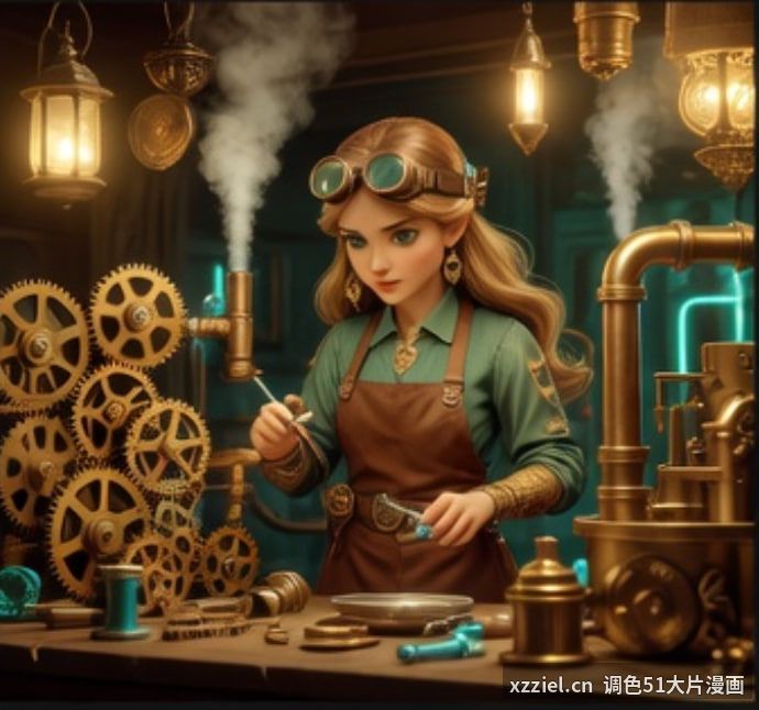 【原创特色3D漫画】Daz3D 立体漫画《暮光骑士》调色润色演示 - 调色51大片漫画